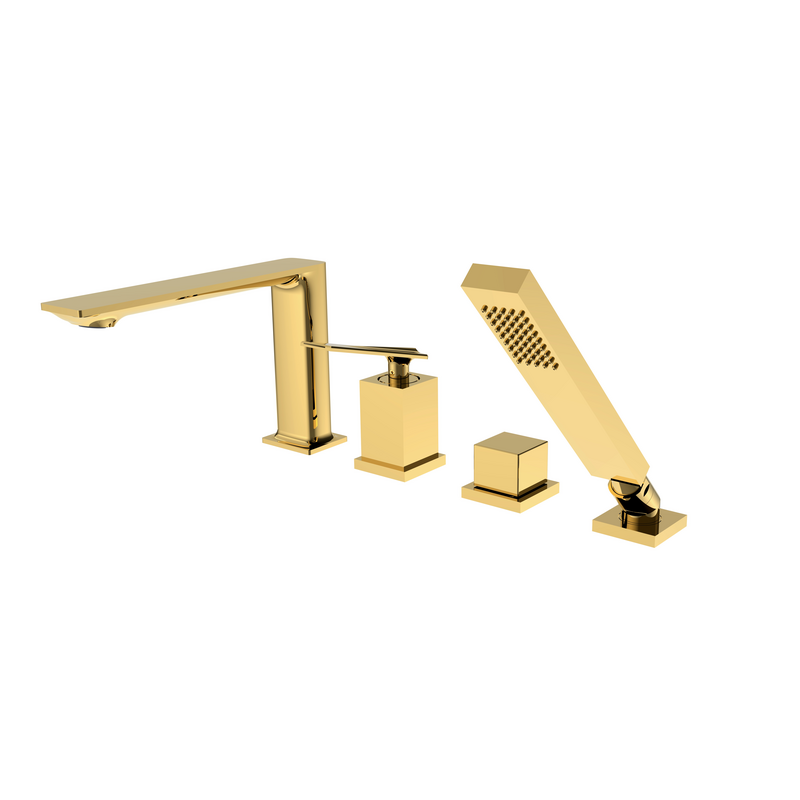 Bateria wannowa 4-otworowa Aspira złota BESCO BW-A4-ZL