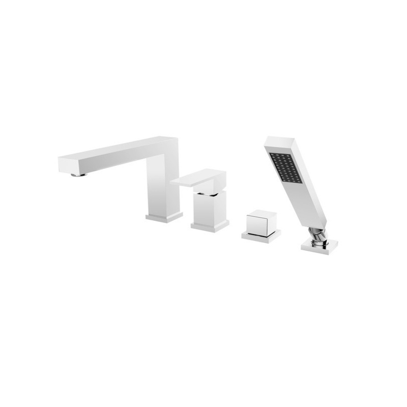 Bateria wannowa 4-otworowa Modern / Varium chrom BESCO BW-MV4-CH