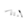 Bateria wannowa 4-otworowa Modern / Varium chrom BESCO BW-MV4-CH