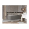 Bateria wannowa 4-otworowa Decco chrom BESCO BW-D4-CH