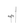 Bateria wannowa ścienna Decco chrom BESCO BW-DS-CH