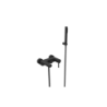 Bateria wannowa ścienna Decco czarny mat BESCO BW-DS-CZ