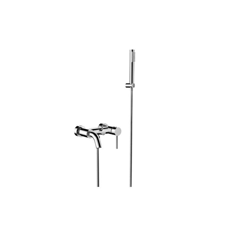 Bateria wannowa ścienna Illusion chrom BESCO BW-IS-CH