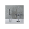 Bateria wannowa ścienna Illusion chrom BESCO BW-IS-CH