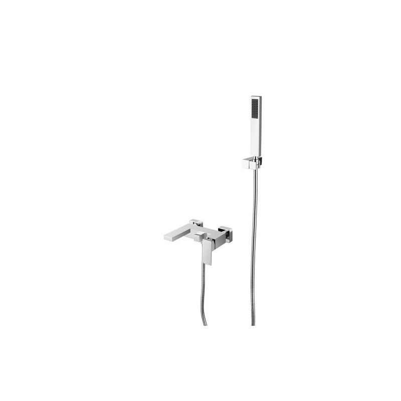 Bateria wannowa ścienna Modern / Varium chrom BESCO BW-MVS-CH