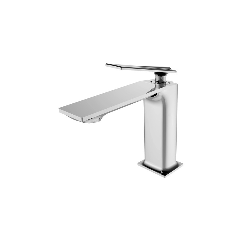 Bateria umywalkowa niska Aspira II chrom BESCO BU-AII-CH