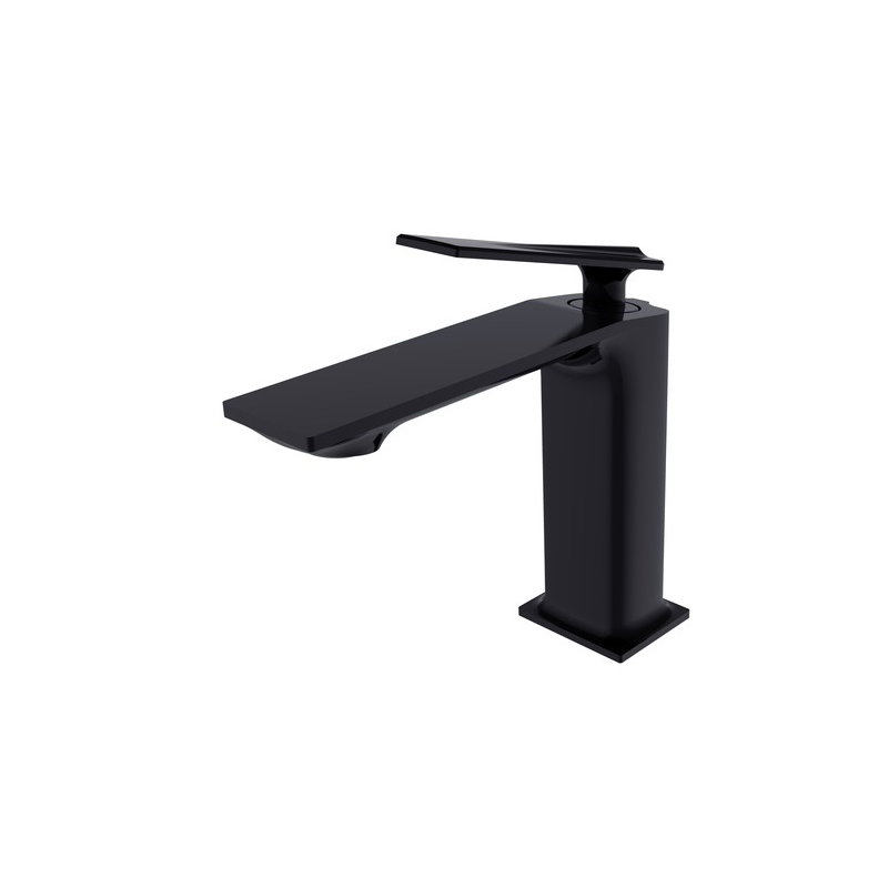 Bateria umywalkowa niska Aspira II czarny mat BESCO BU-AII-CZ