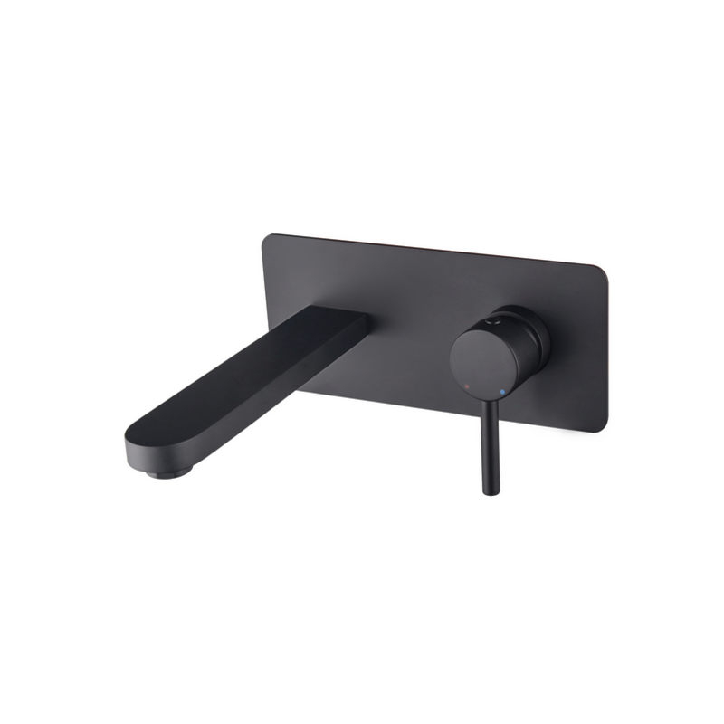 Bateria umywalkowa podtynkowa Decco czarny mat BESCO BU-DS-CZ