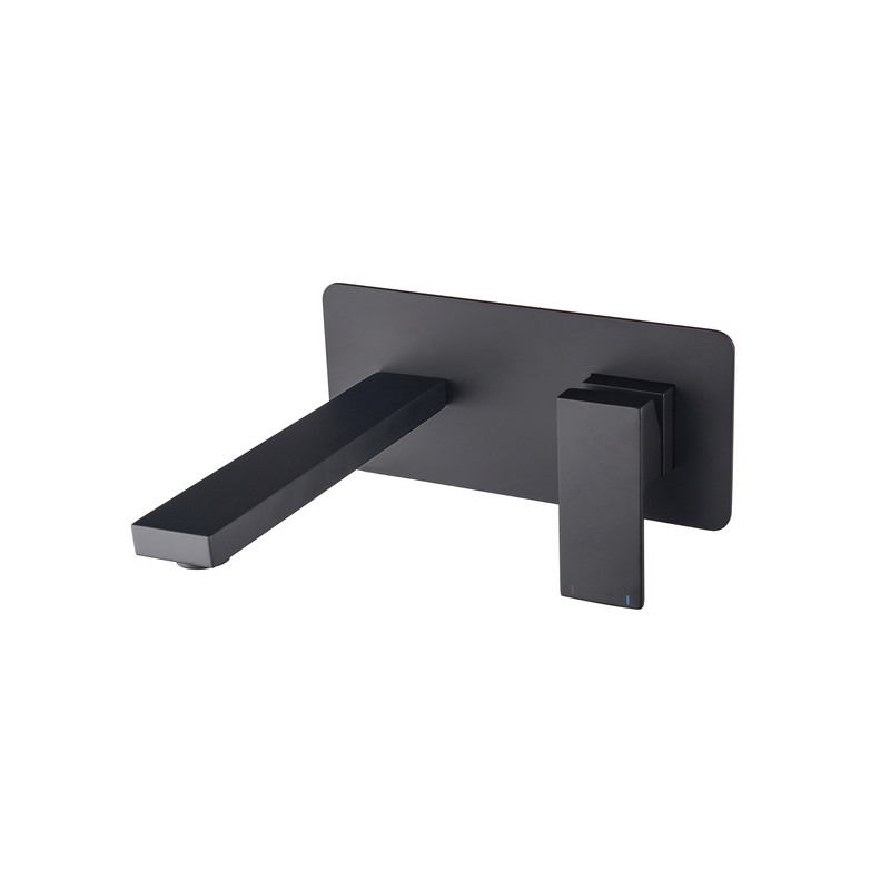 Bateria umywalkowa podtynkowa Modern / Varium czarny mat BESCO BU-MVS-CZ