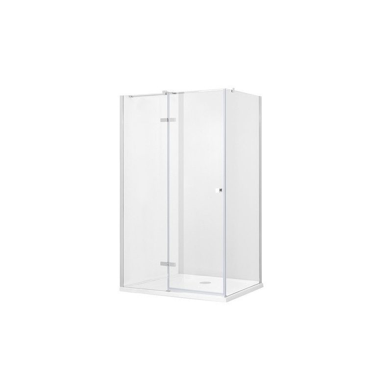 Kabina prysznicowa prostokątna Pixa 100x80x195 lewa BESCO PPL-108-195C