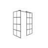 Kabina walk in prostokątna Excea 120x90x190 BESCO EXC-129-190B