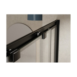 Kabina prysznicowa kwadratowa Modern Black 80x80x190 BESCO MKB-80-190-C