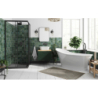 Kabina prysznicowa kwadratowa Modern Black 80x80x190 BESCO MKB-80-190-C