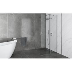 Kabina walk in przesuwna prostokątna Vayo 130x200 BESCO VY-130-200C