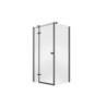Kabina prysznicowa prostokątna Pixa Black New 100x90x195 lewa BESCO PPL-109-195B