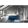 Kabina prysznicowa półokrągła Modern Black 80x80x190 BESCO MPB-80-190-C