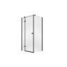 Kabina prysznicowa kwadratowa Pixa Black New 90x90x195 lewa BESCO PKL-90-195-B