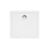 Brodzik prysznicowy kwadratowy Aquarius SlimLine 90x90x3/5.5 biały poł. BESCO BAA-90-K