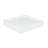 Brodzik prysznicowy kwadratowy Oskar 70x70x4/16 biały poł. BESCO BAO-70-PK