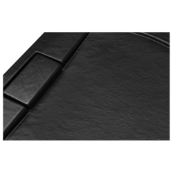 Brodzik prysznicowy prostokątny Axim UltraSlim Stone Effect New 120x90x2.5/4.5 biały poł. BESCO BAX-129-PCN