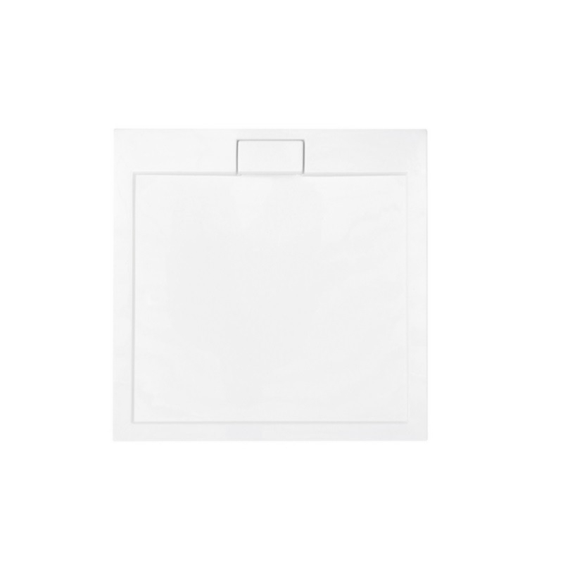 Brodzik prysznicowy kwadratowy Axim UltraSlim 80x80x2.5/4.5 biały poł. BESCO BAX-80-KW