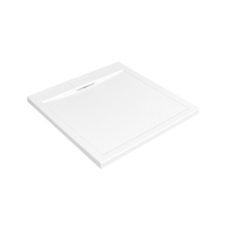 Brodzik prysznicowy kwadratowy Axim UltraSlim 80x80x2.5/4.5 biały poł. BESCO BAX-80-KW