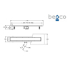Odpływ liniowy Virgo 360 Duo 60 BESCO OL-60-V360