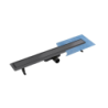 Odpływ liniowy Virgo Grafit Duo 60 BESCO OL-60-VGR bez syfonu