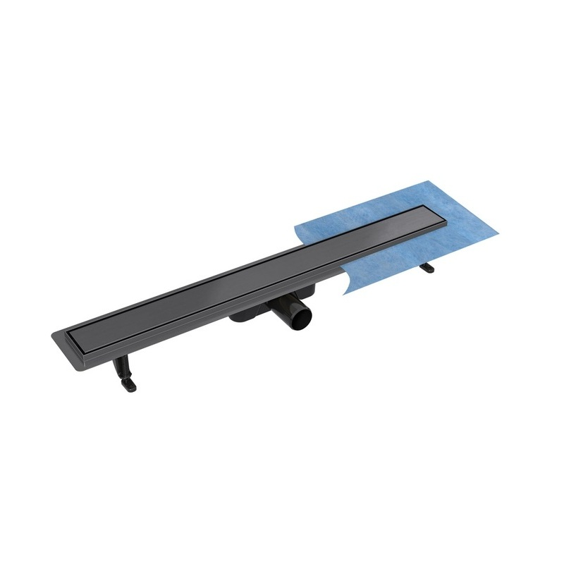 Odpływ liniowy Virgo Grafit Duo 90 BESCO OL-90-VGR bez syfonu