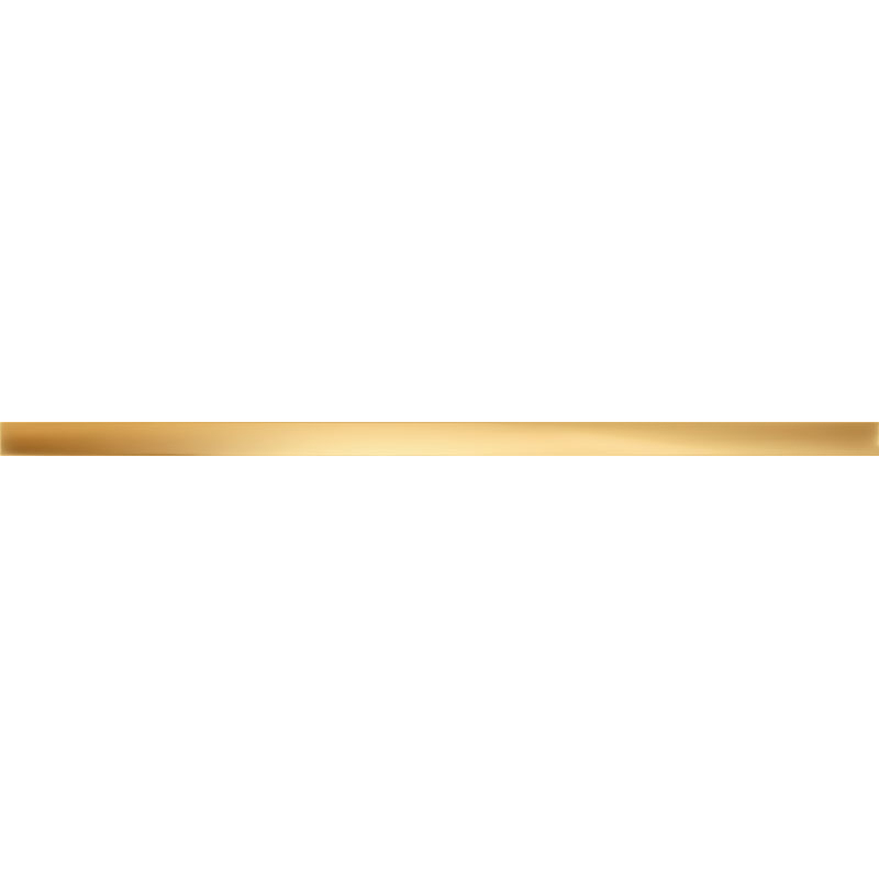 Listwa ścienna Gold Glossy 59,8x2,3 POŁYSK (P.44121)