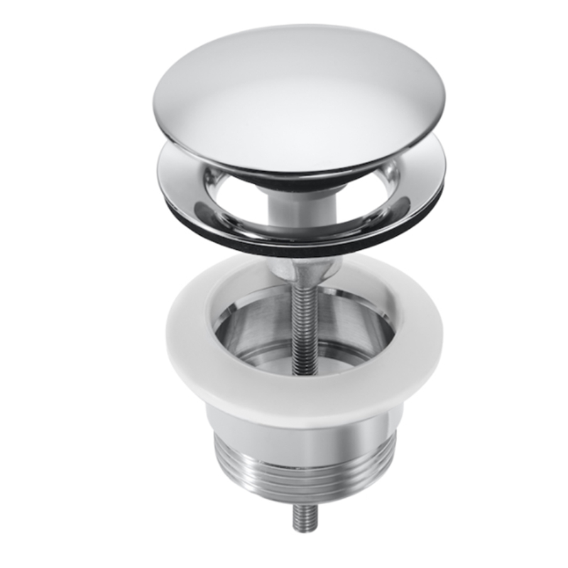 Korek uniwersalny click-clack z pokrywą chrom  65 mm ROCA A505401000