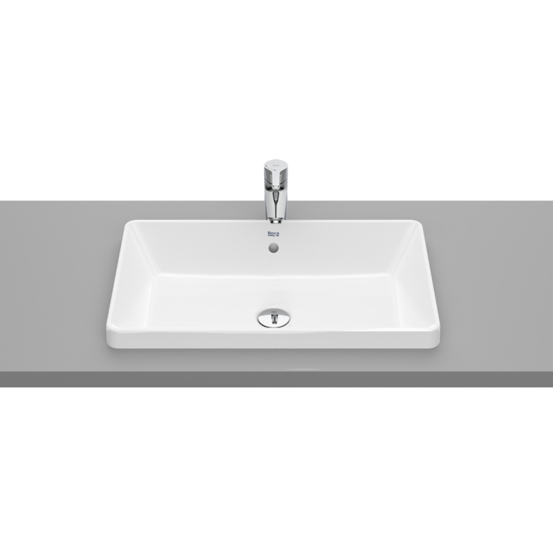 GAP Umywalka blatowa prostokątna 60x37 cm, z przelewem ROCA A3270Y8000