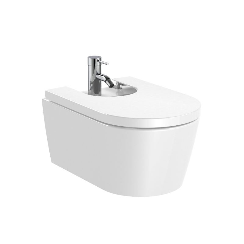 INSPIRA ROUND BIDET PODWIESZANY 560 x 370 Supraglaze ROCA A357525S00