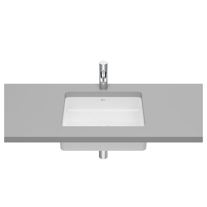 INSPIRA SQUARE UMYWALKA PODBLATOWA 430x320 mm FINECERAMIC, Supraglaze ROCA A327536S00