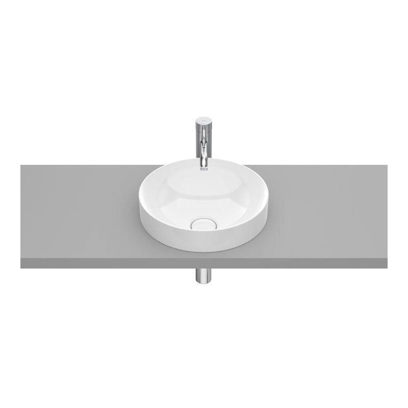 INSPIRA ROUND Umywalka 370x370 H75 FINECERAMIC BIAŁY MAT ROCA A32752R620