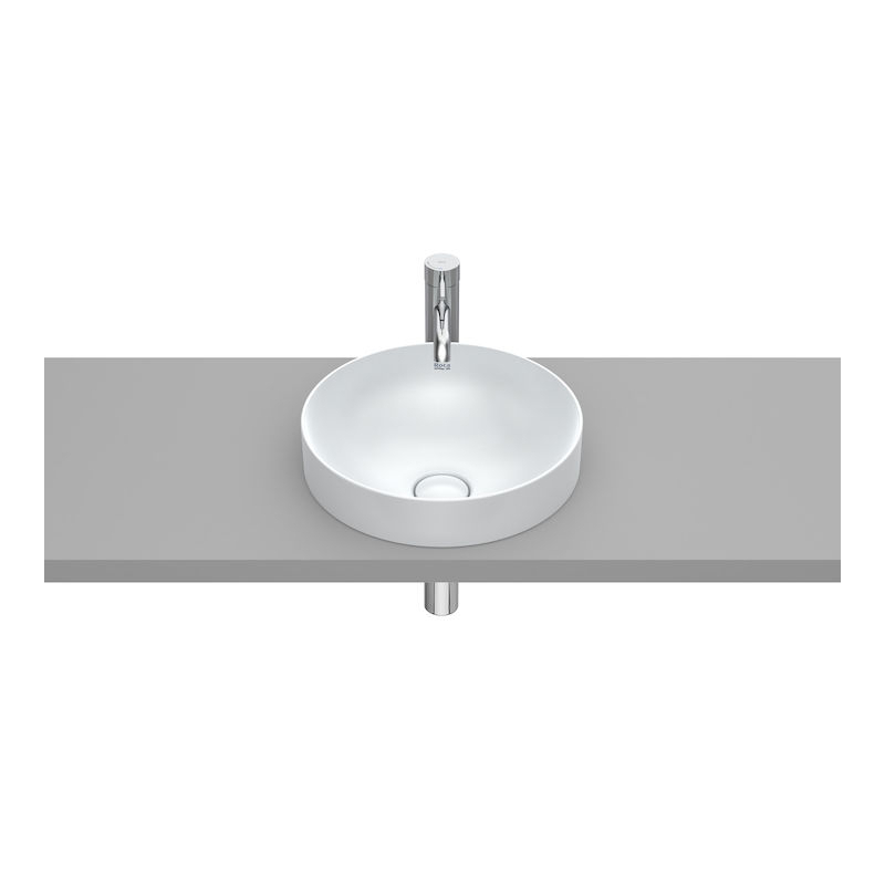 INSPIRA ROUND Umywalka 370x370 H75 FINECERAMIC PERŁA ROCA A32752R630