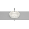 INSPIRA ROUND Umywalka 370x370 H75 FINECERAMIC BEŻ ROCA A32752R650