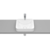 INSPIRA SQUARE Umywalka 370x370 H75 FINECERAMIC BIAŁY MAT ROCA A32753R620