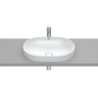 INSPIRA ROUND Umywalka 550x370 H75 FINECERAMIC PERŁA ROCA A327527630