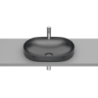 INSPIRA ROUND Umywalka 550x370 H75 FINECERAMIC ONYX ROCA A327527640