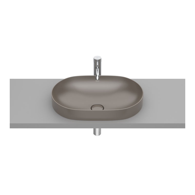 INSPIRA ROUND Umywalka 550x370 H75 FINECERAMIC CAFE ROCA A327527660