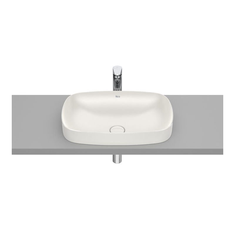 INSPIRA SOFT Umywalka 550x370 H75 FINECERAMIC BEŻ ROCA A327504650