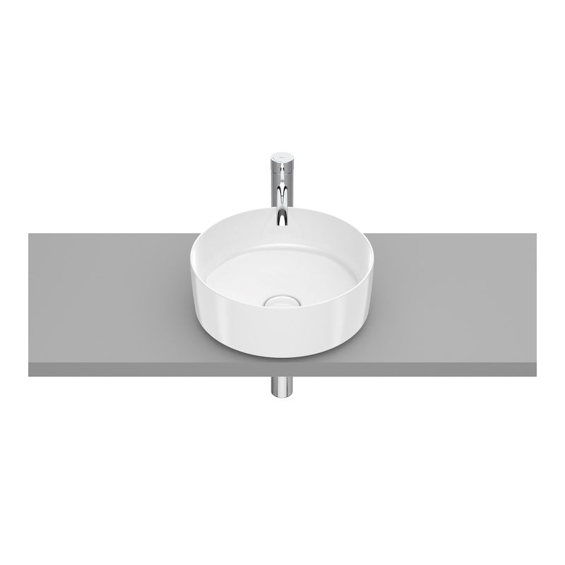 INSPIRA ROUND Umywalka 370x370 OCT FINECERAMIC BIAŁY MAT ROCA A327523620
