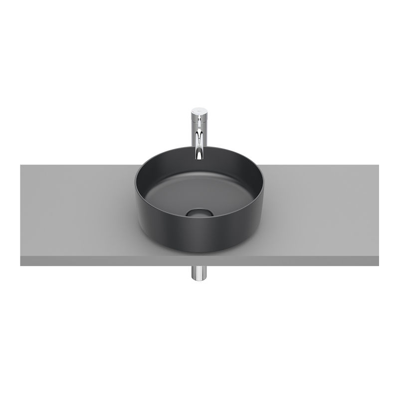 INSPIRA ROUND Umywalka 370x370 OCT FINECERAMIC ONYX ROCA A327523640