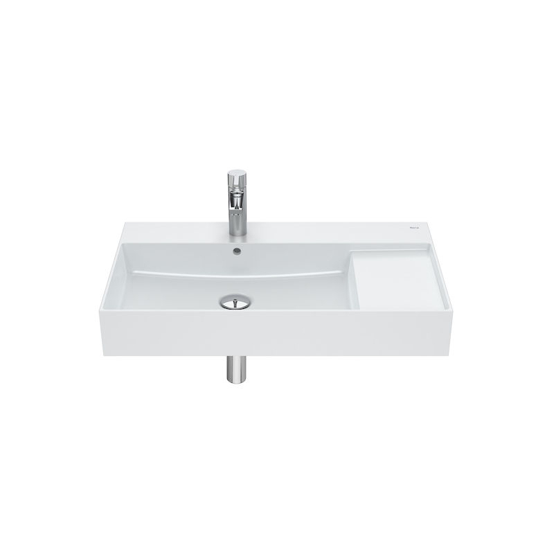 INSPIRA SQUARE Umywalka 800X490 FINECERAMIC PERŁA ROCA A32752B630