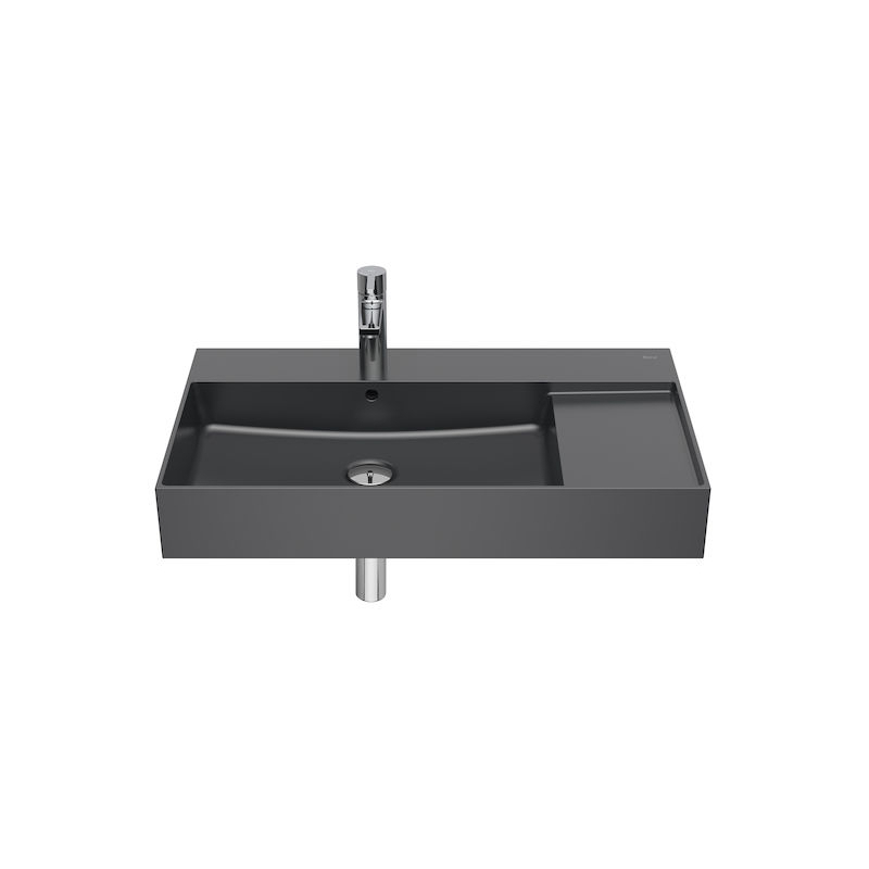 INSPIRA SQUARE Umywalka 800X490 FINECERAMIC ONYX ROCA A32752B640