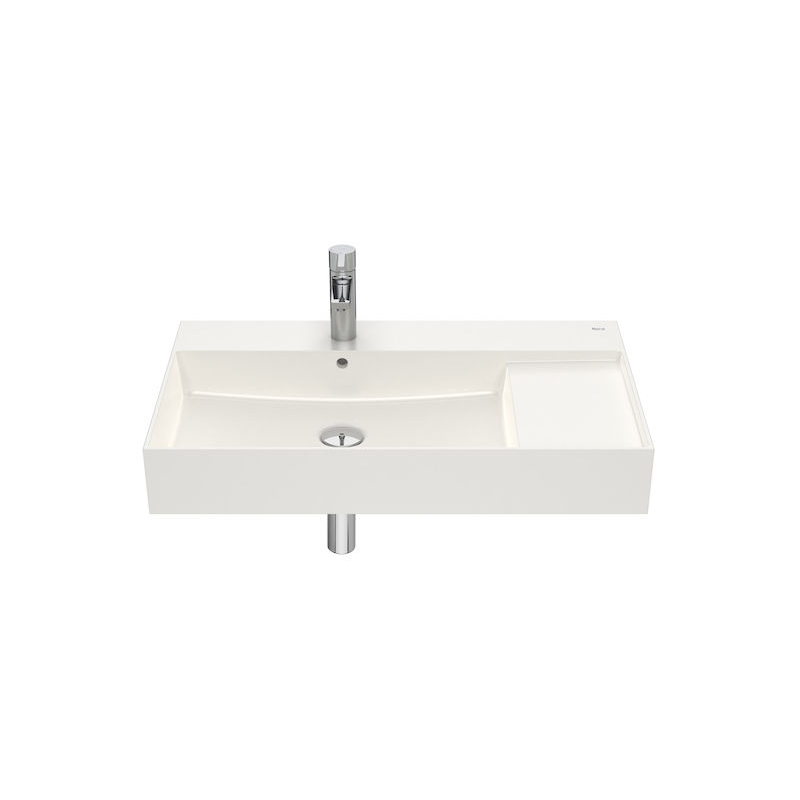 INSPIRA SQUARE Umywalka 800X490 FINECERAMIC BEŻ ROCA A32752B650