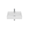 INSPIRA SQUARE Umywalka 600X490 FINECERAMIC BIAŁY MAT ROCA A32752C620