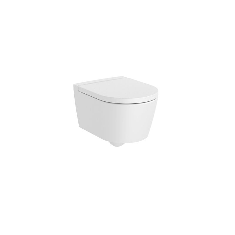 INSPIRA ROUND Miska podwieszana Rimless CPT 480x370 BIAŁY MAT ROCA A346528620