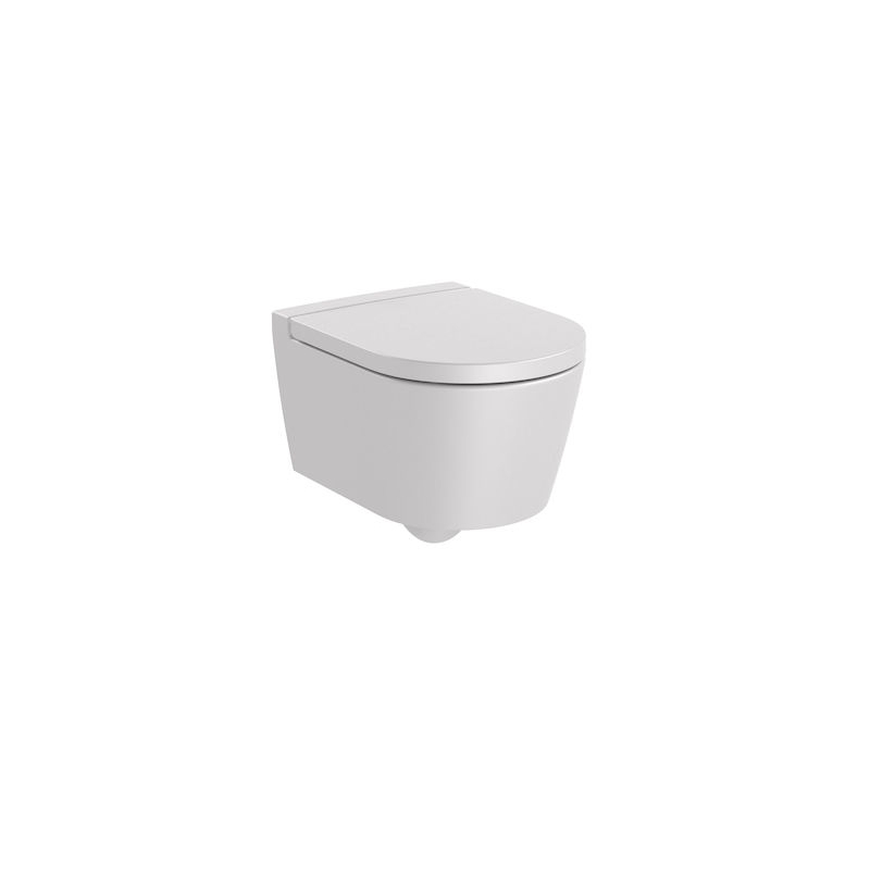 INSPIRA ROUND Miska podwieszana Rimless CPT 480x370 PERŁA ROCA A346528630